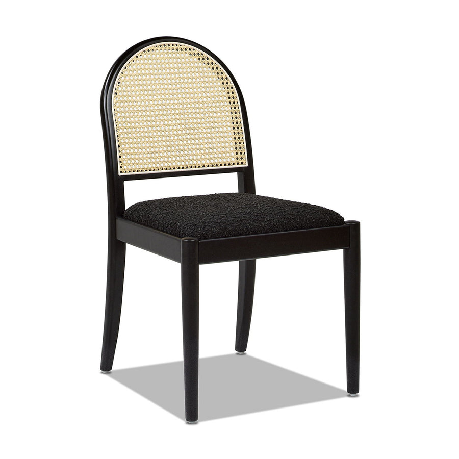 Panama Curved Cane Dining Chairs — Set of 2
