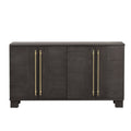 Modern Wood Sideboard with Adjustable Shelves