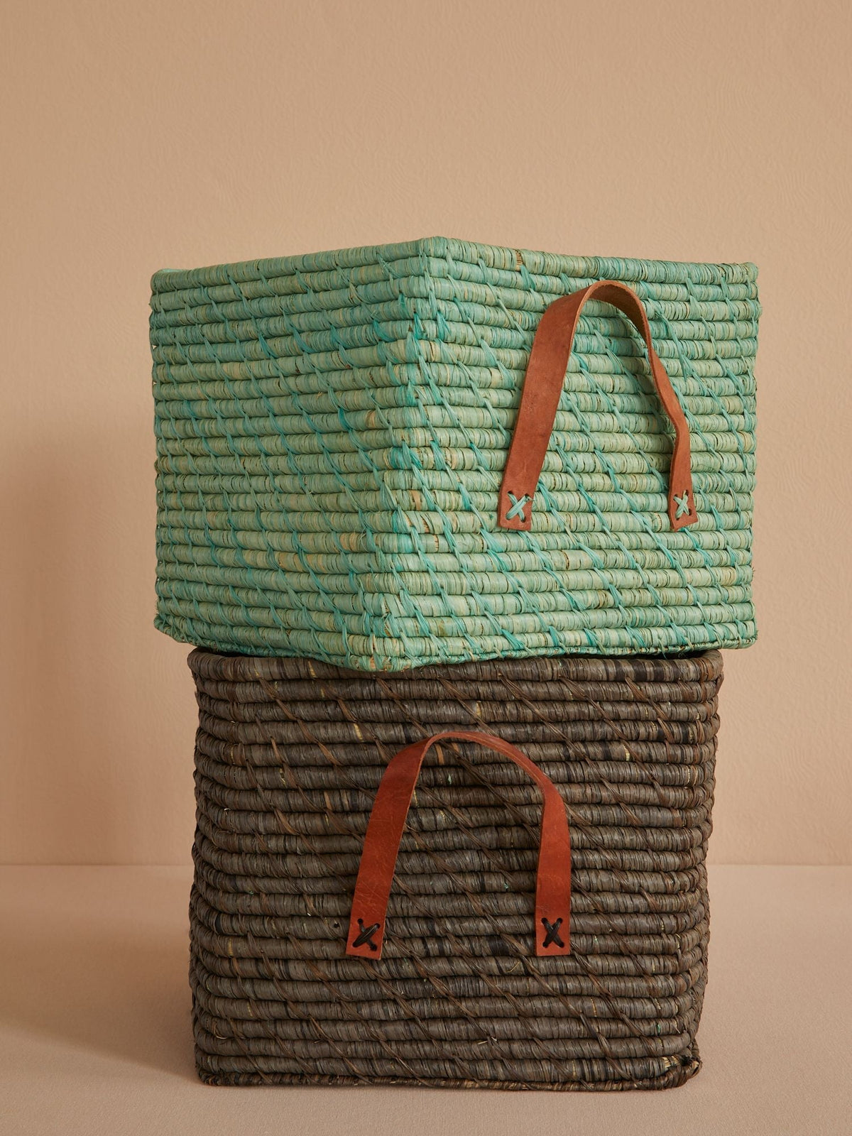 Menta Square Raffia Basket