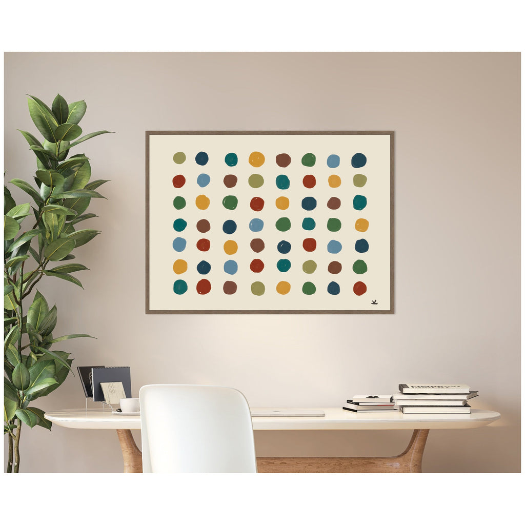 Meditation No. 3 by Kelly Knaga Framed Canvas Wall Art Print