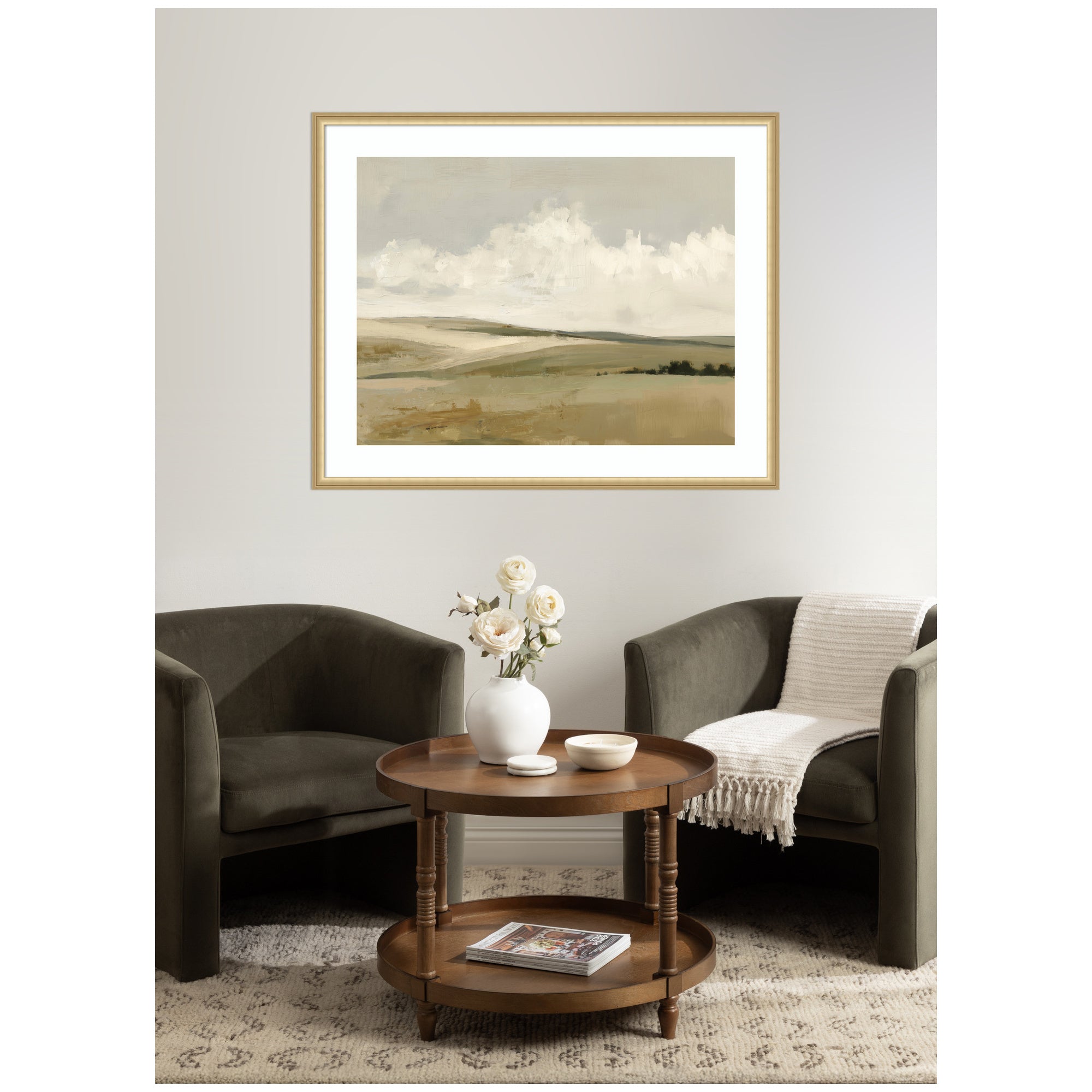 Whispering Meadows I by Amy Lighthall Framed Wall Art Print
