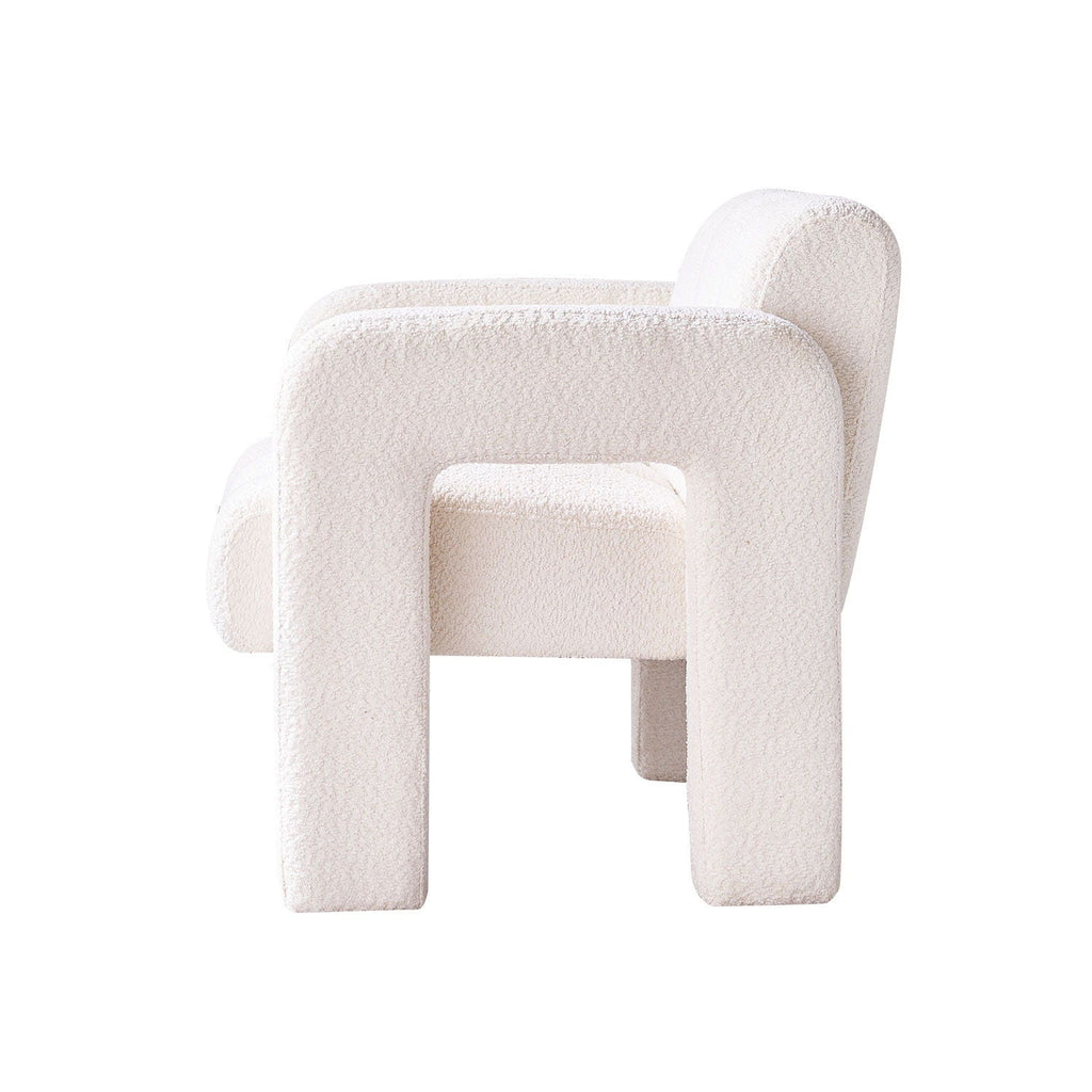 Bouclé Upholstered Accent Chair