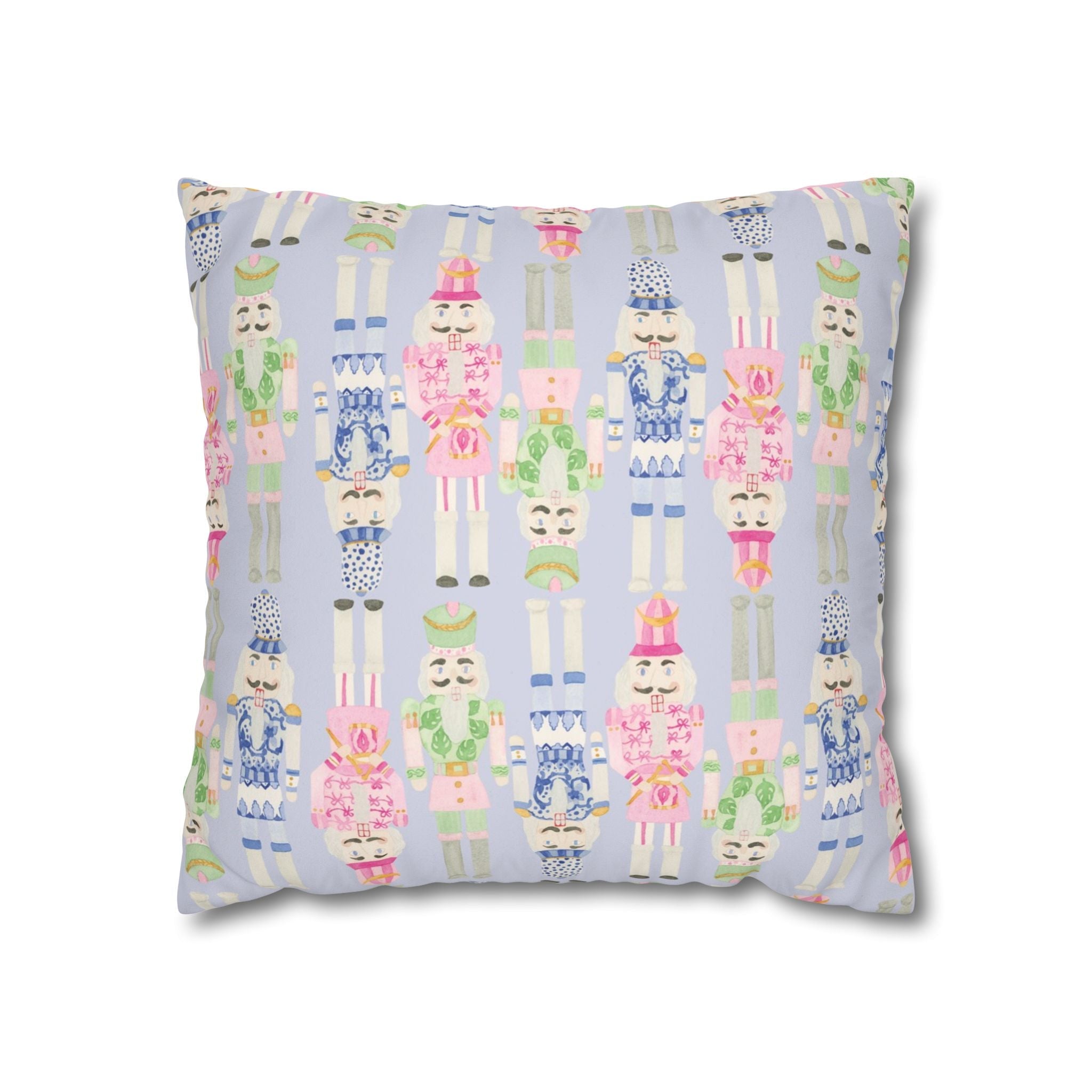 Grandmillenial Nutcracker Velvet Pillow Cover