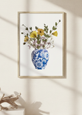Blue Vase of Flowers Prints