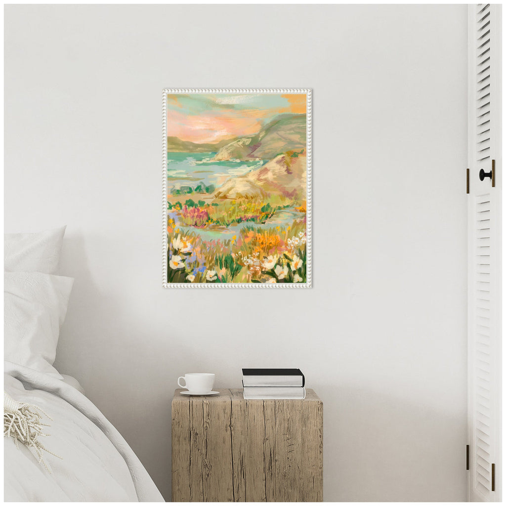 Sylvie Landscape 4 Framed Canvas by Annie Quigley