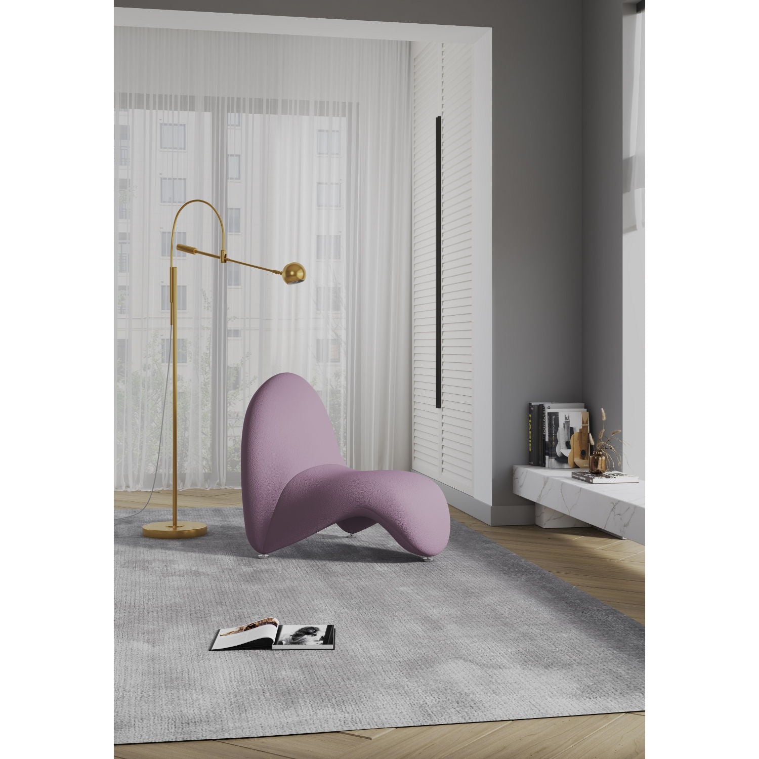 Moma Sculptural Accent Chair
