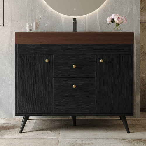 36-Inch Sintered-Stone Bathroom Vanity