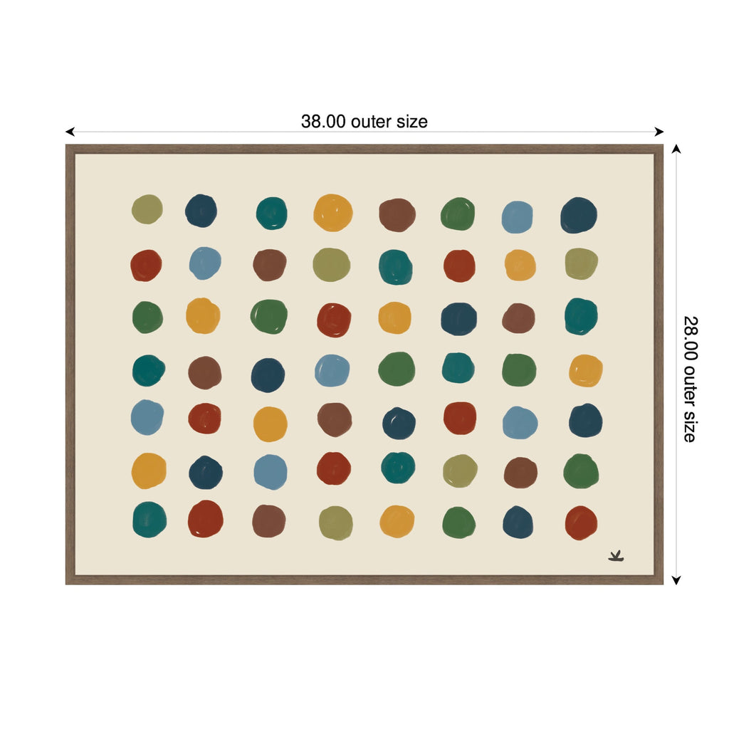 Meditation No. 3 by Kelly Knaga Framed Canvas Wall Art Print