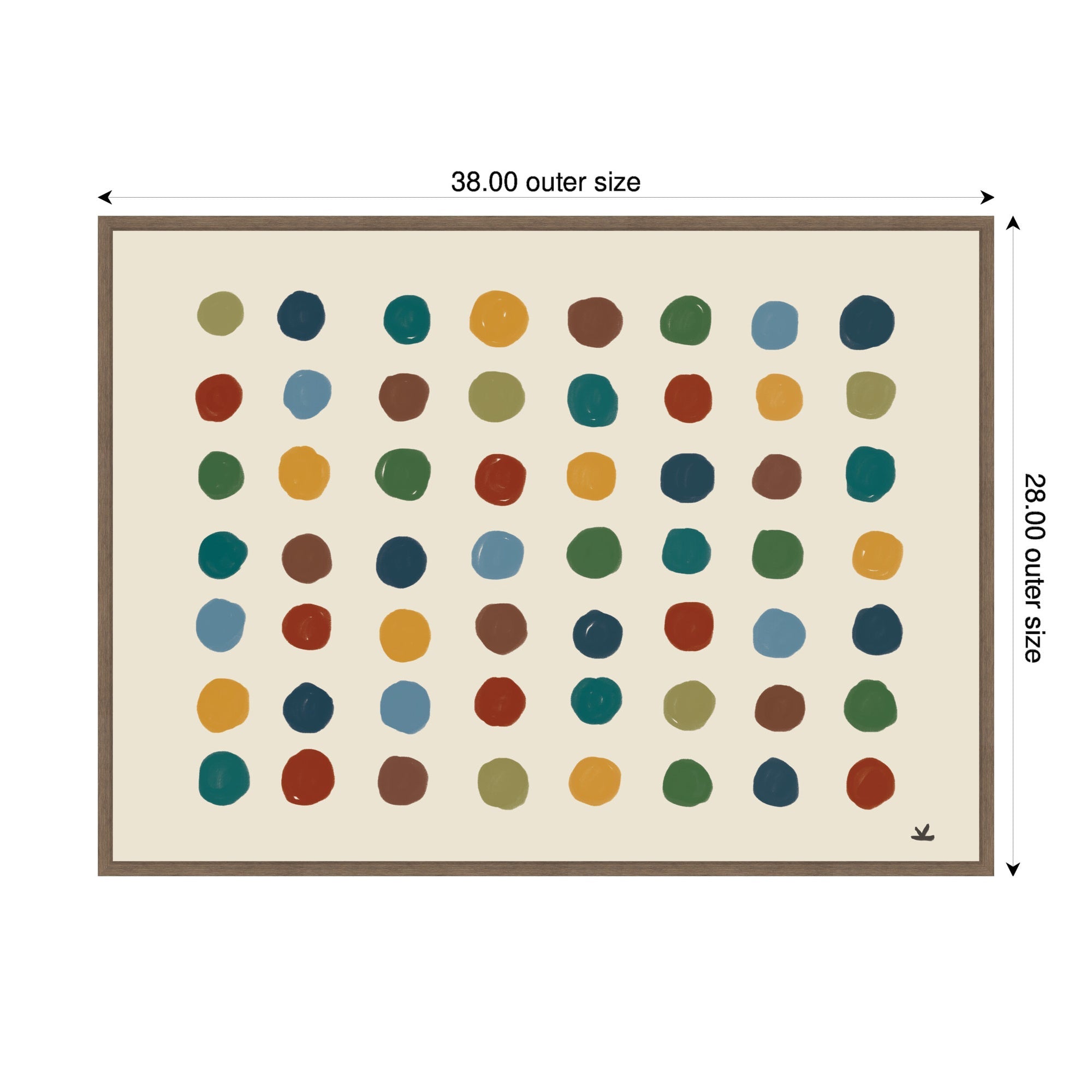 Meditation No. 3 by Kelly Knaga Framed Canvas Wall Art Print