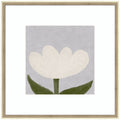 White Tulip by Gabrielly Guedes Framed Wall Art Print