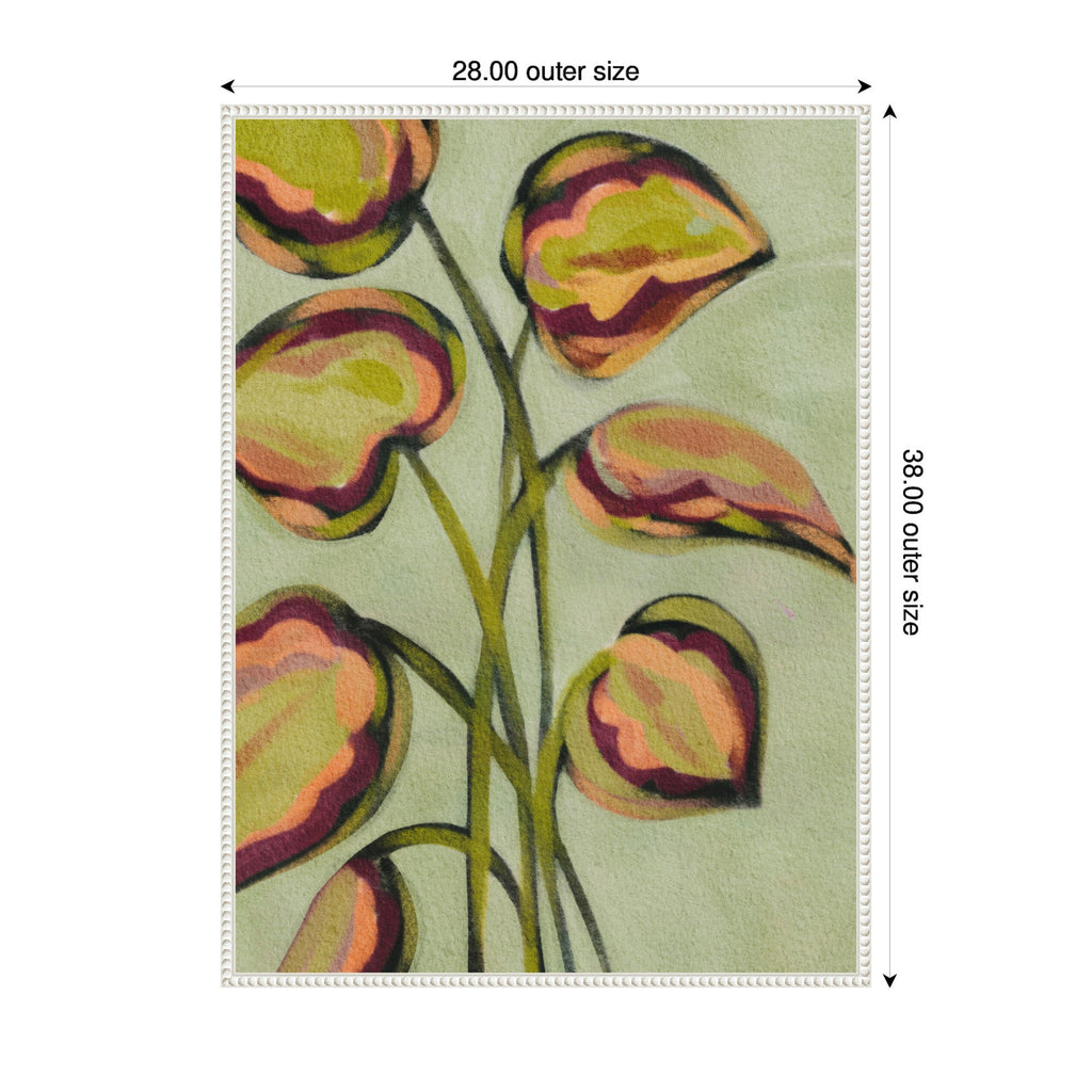 Sylvie Vibrant Foliage Framed Canvas by Nikita Jariwala