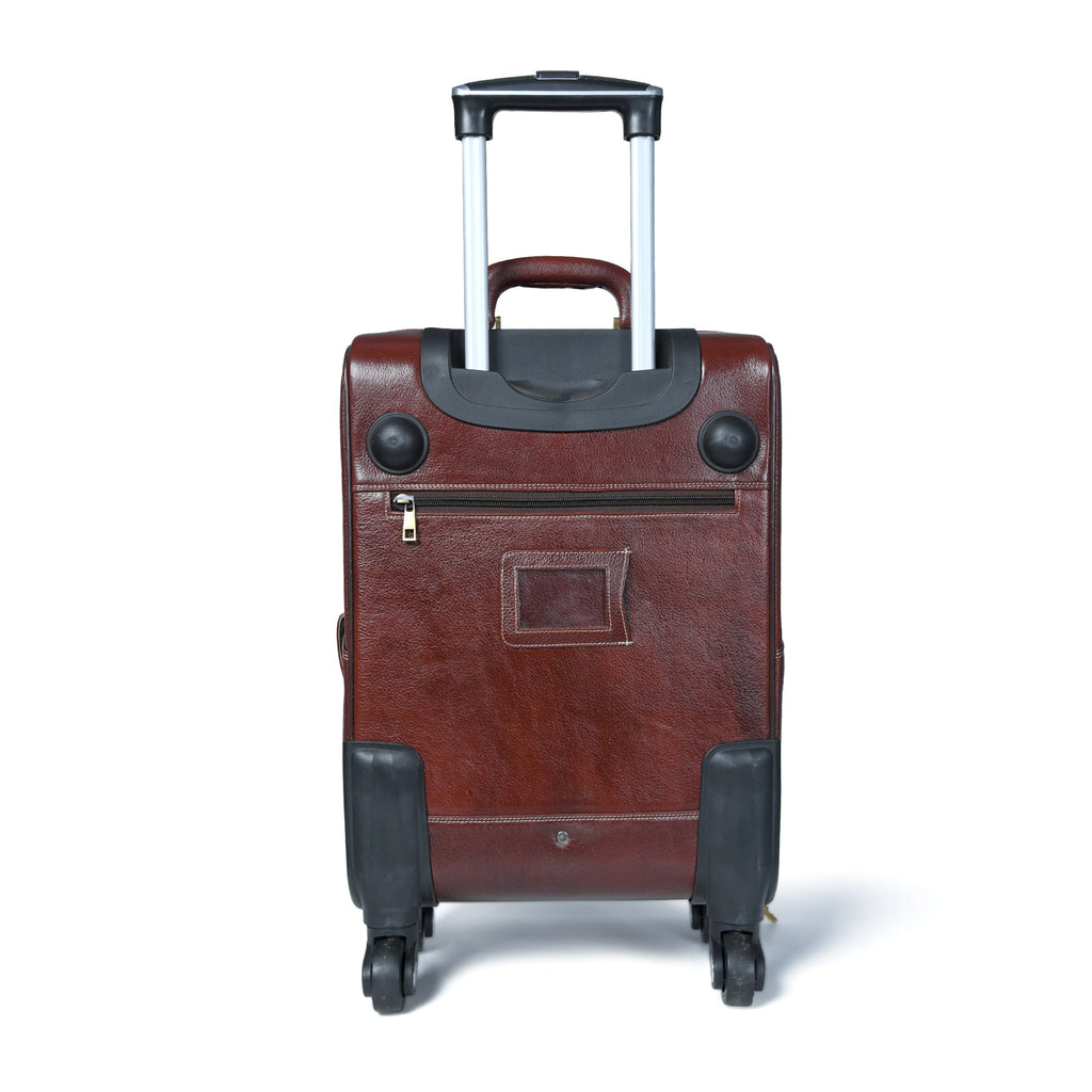 Buffalo Leather Carry-On Trolley