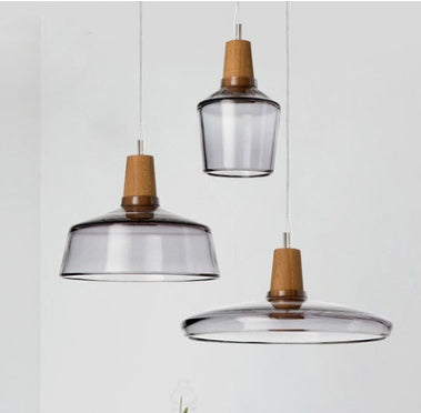 Ash & Glass Pendant Light
