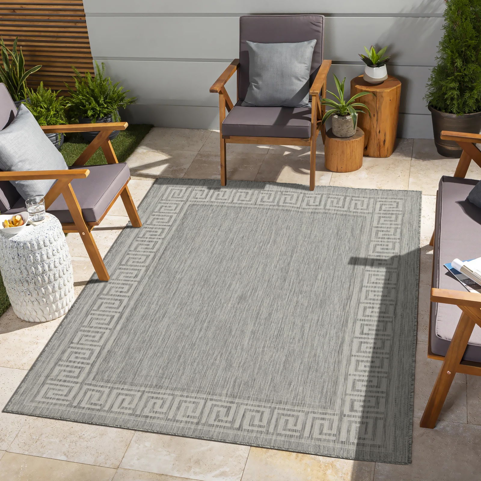 Sunshine 2'7" x 7'3" Indoor/Outdoor Runner Rug
