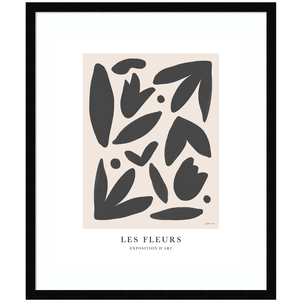 Exposition d Art Les Fleurs by Gabrielly Guedes Framed Wall Art Print