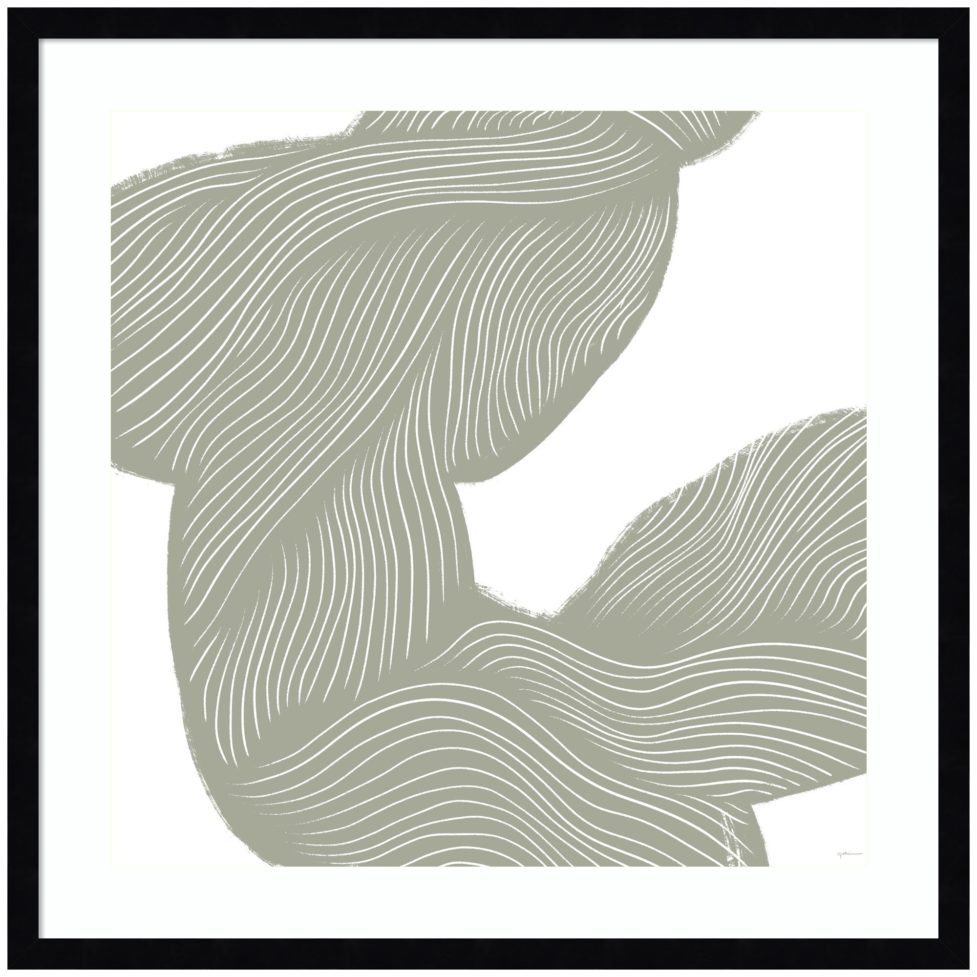 Movement Lines by Gabrielly Guedes Framed Wall Art Print