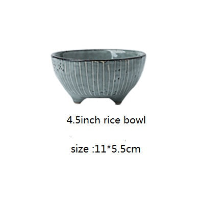 Japanese Glazed Triangle Bowl & Dish