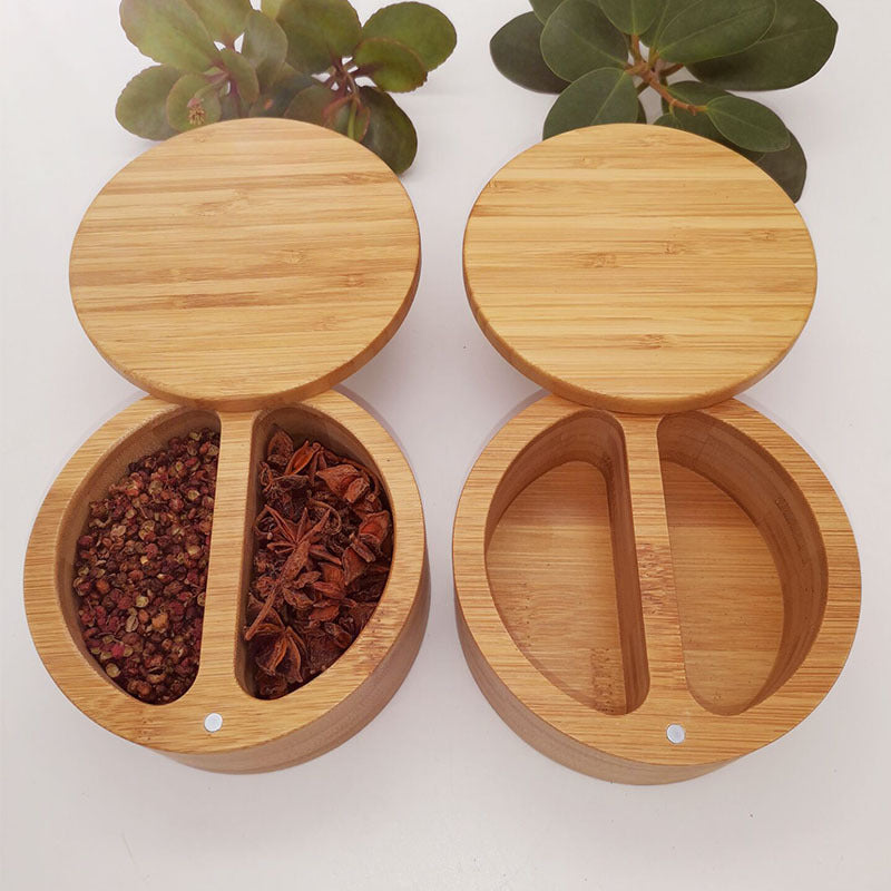 Bamboo Kitchen Seasoning Organizer