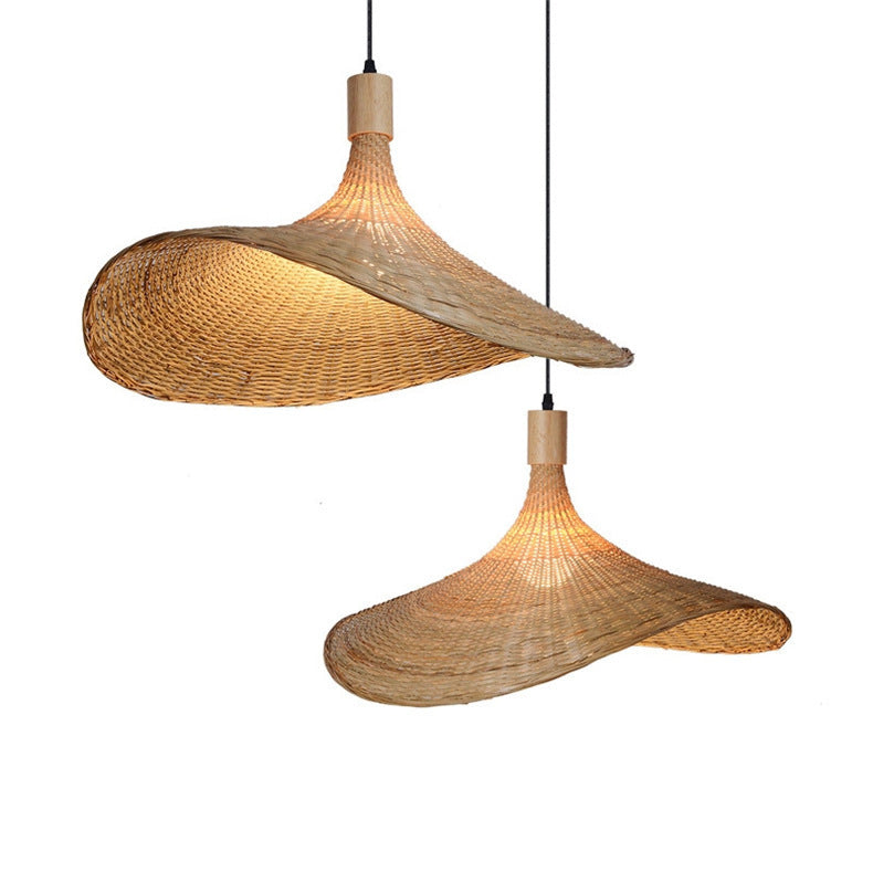 Bamboo & Rattan Pendant Light