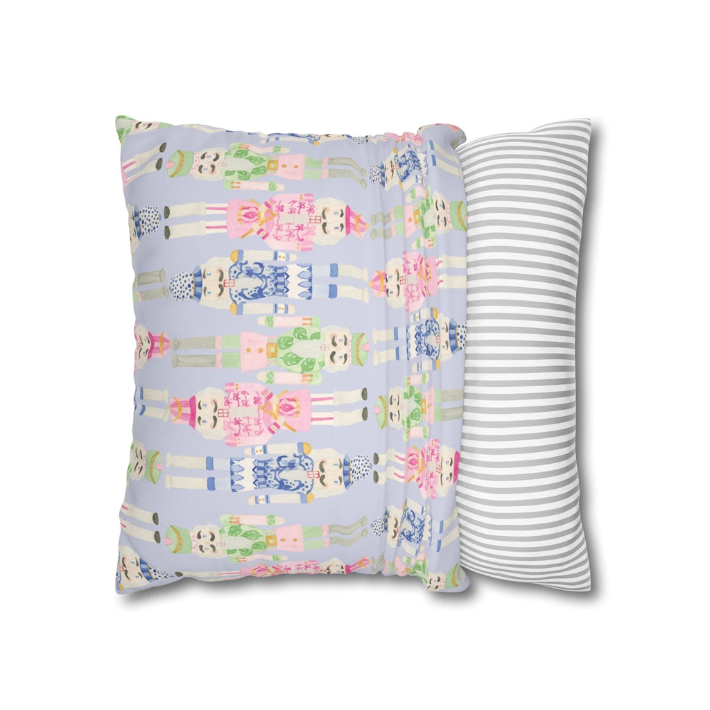 Grandmillenial Nutcracker Velvet Pillow Cover