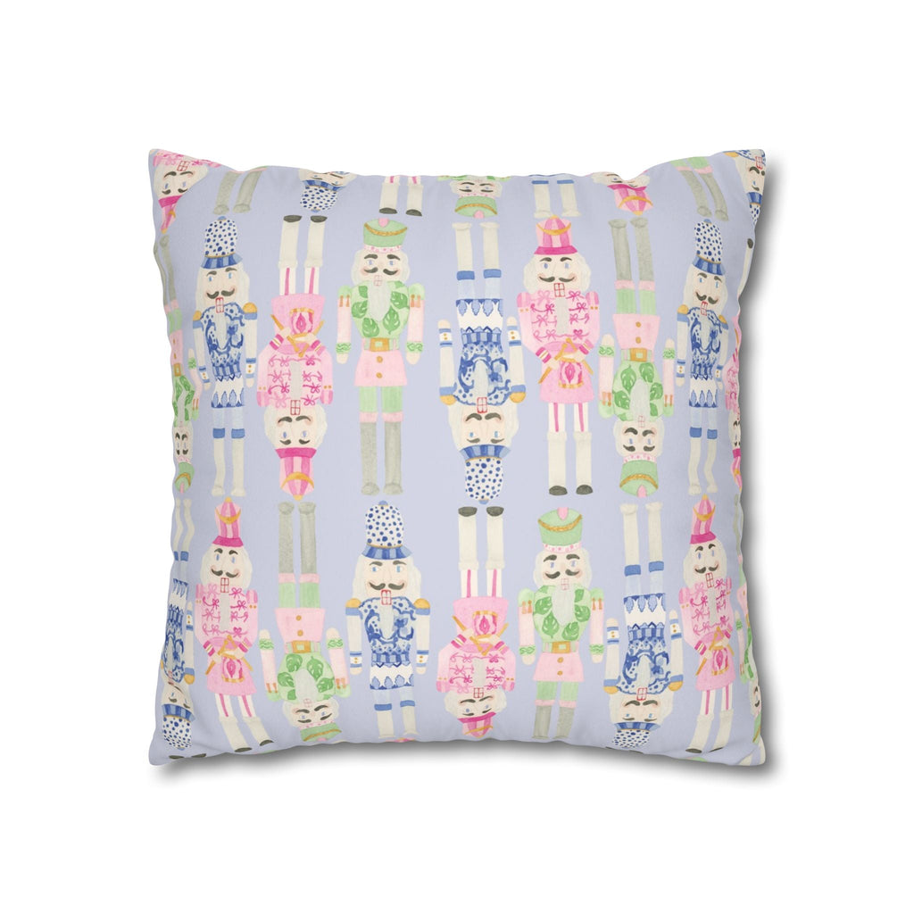 Grandmillenial Nutcracker Velvet Pillow Cover