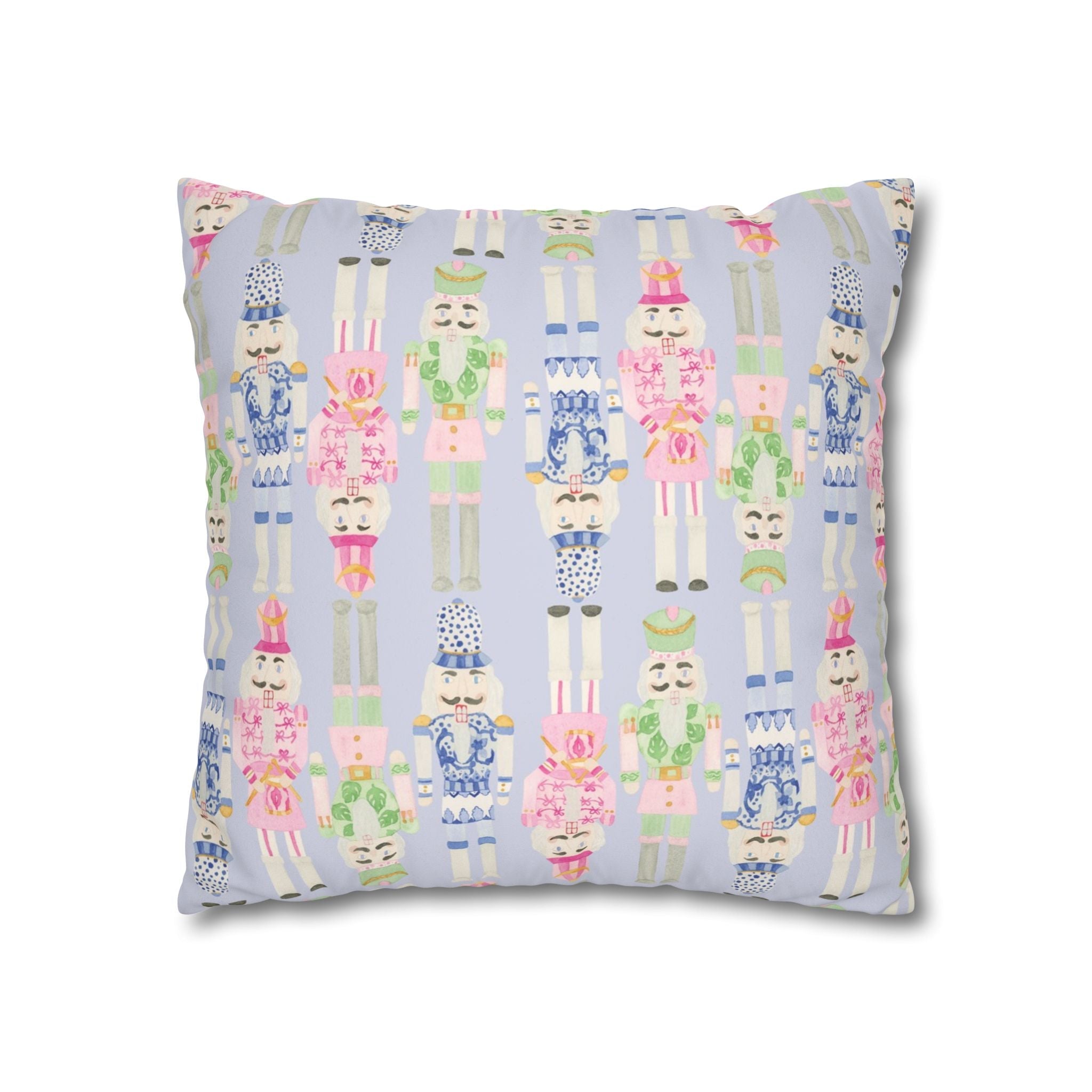 Grandmillenial Nutcracker Velvet Pillow Cover