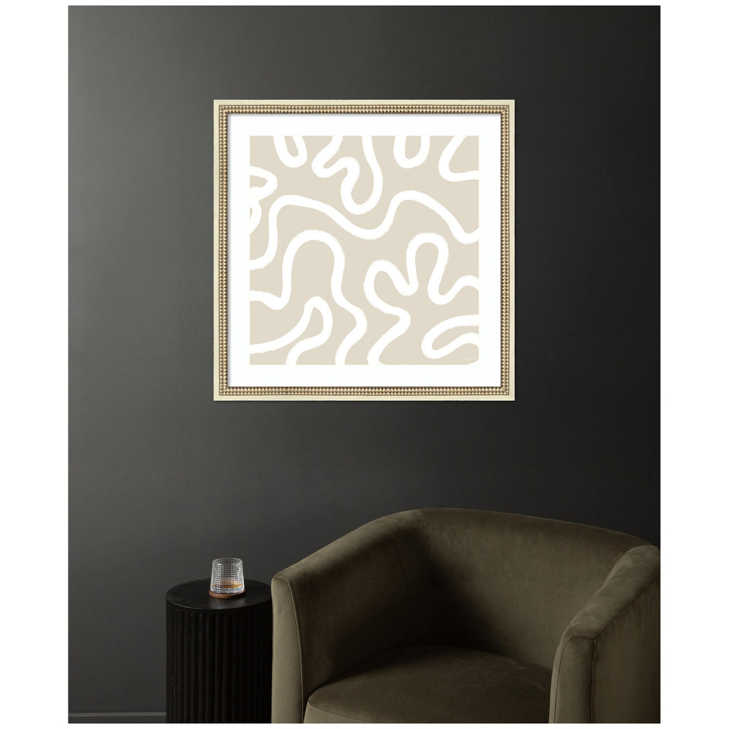 Organic Figures by Gabrielly Guedes Framed Wall Art Print