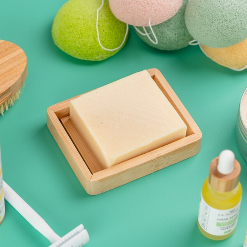 Slotted Wood Soap Bar Dish