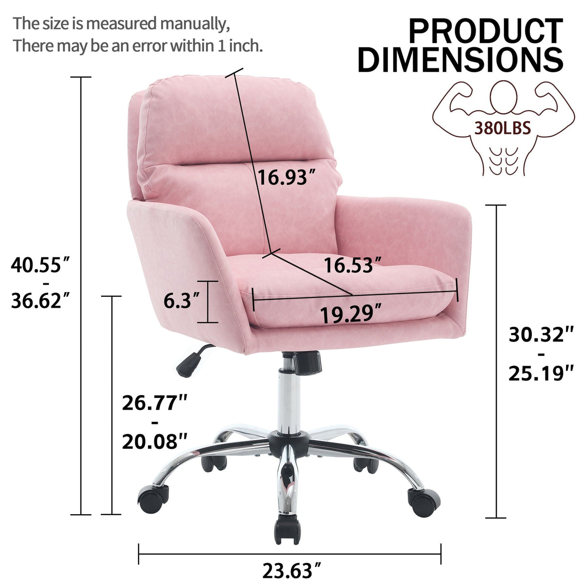 Adjustable Ergonomic Office Chair — Color Options