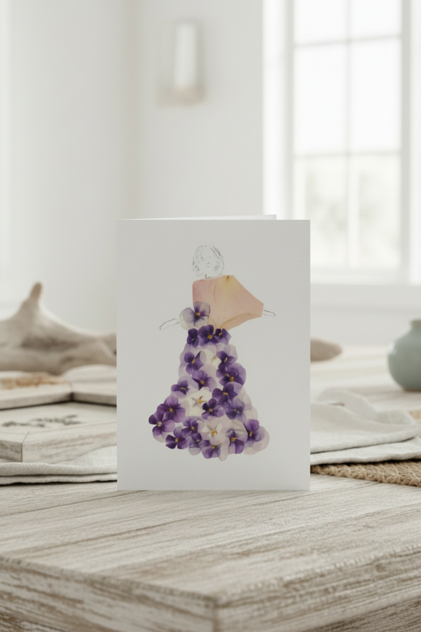 Viola Dress Notecards