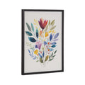 Gallery Jewel Tone Botanical Watercolor Bouquet Print by The Creative Bunch Studio