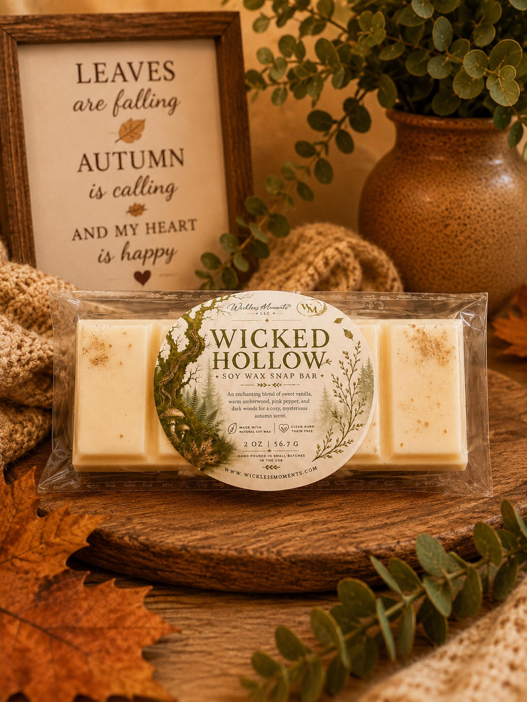 Wicked Hollow Soy Wax Snap Bar | 2 oz
