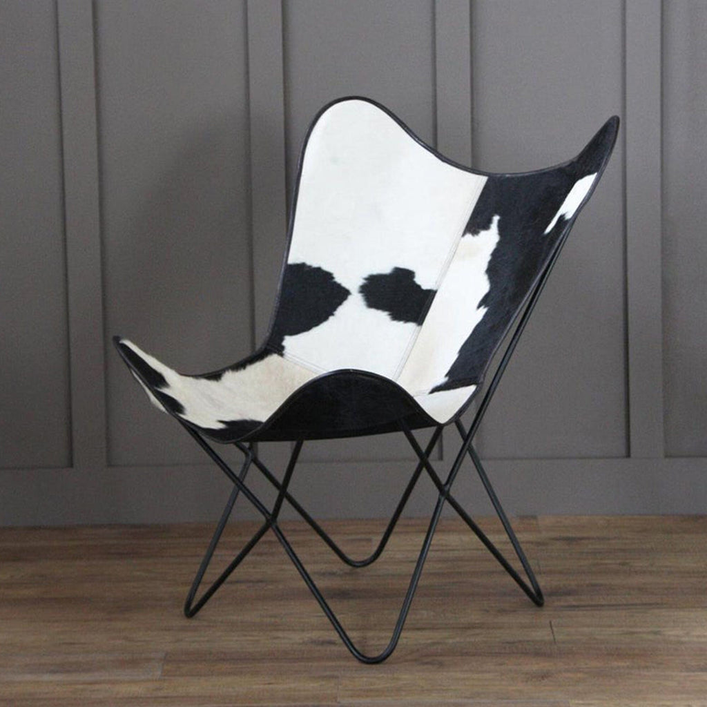 Holsteins Cowhide Butterfly Chair