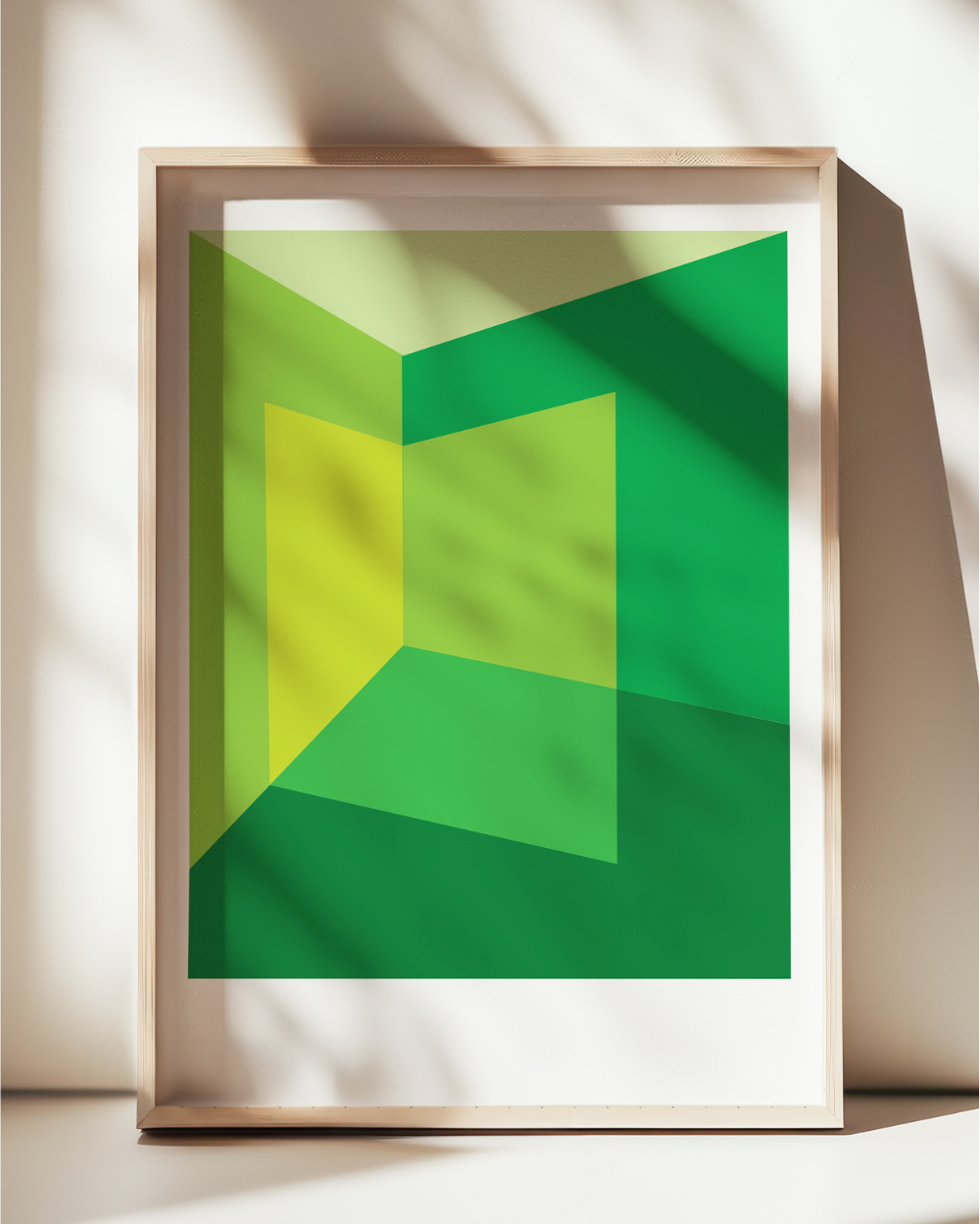 Light Corner: Greens - Fine Art Giclée Print by Holly McWhorter