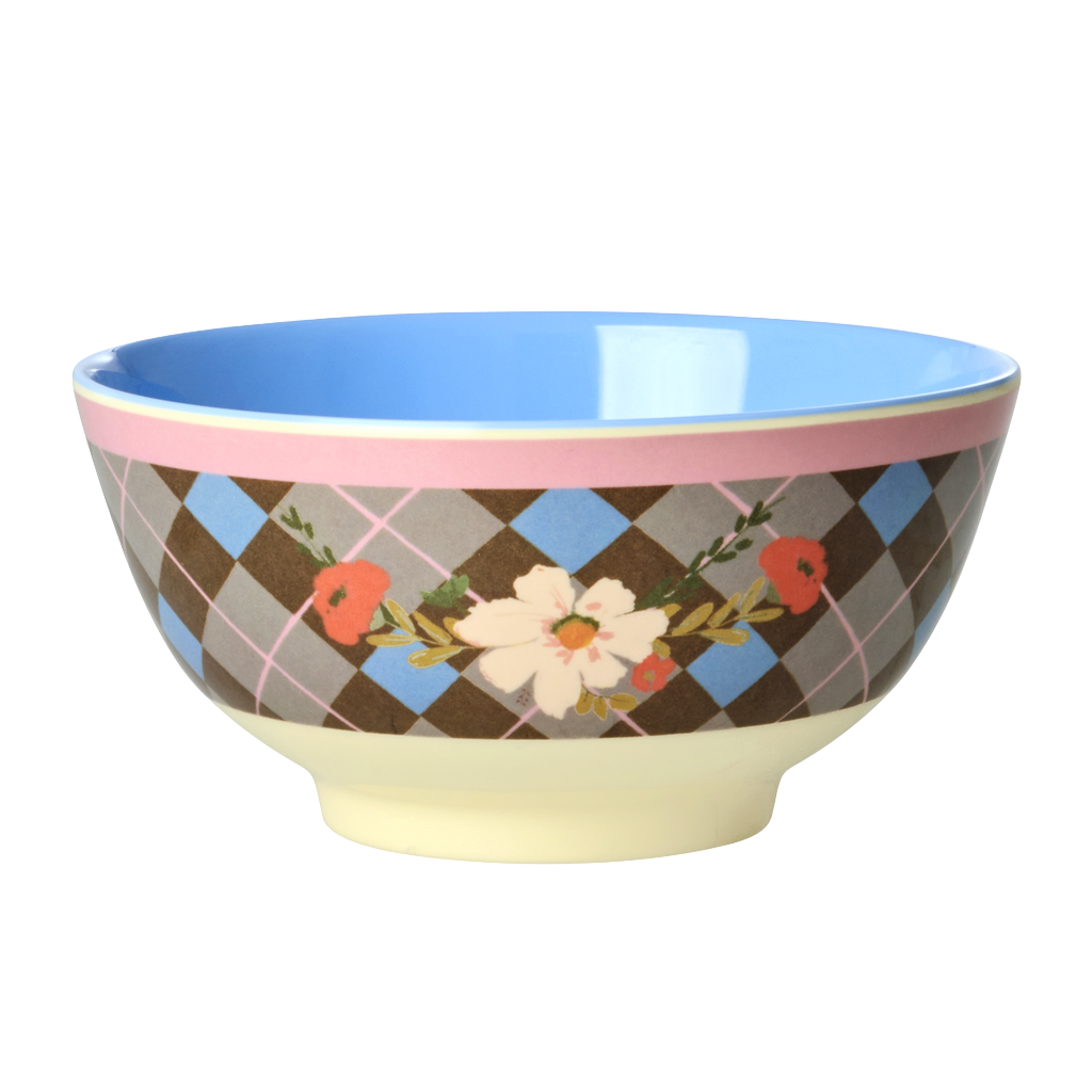 Terra Tile Melamine Bowl — Brown