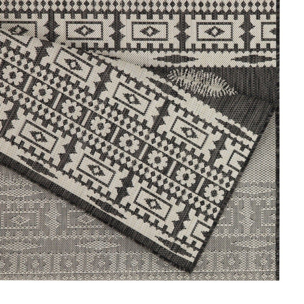Sunshine 5'3" x 7'3" Indoor/Outdoor Area Rug - Anthracite