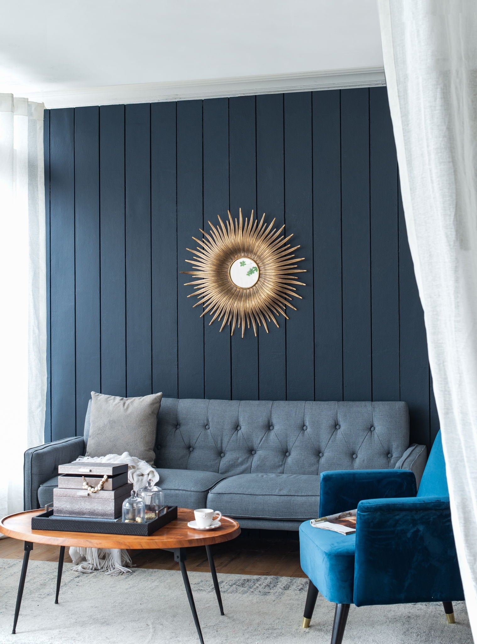 Gilt Sunburst Wall Mirror