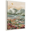 Sylvie Neutral Landscape 03 Framed Canvas by Annie Quigley