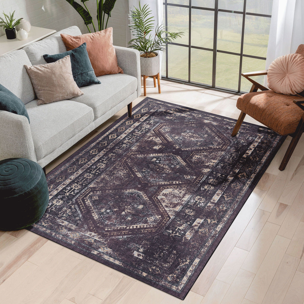 Maval Washable Area Rug