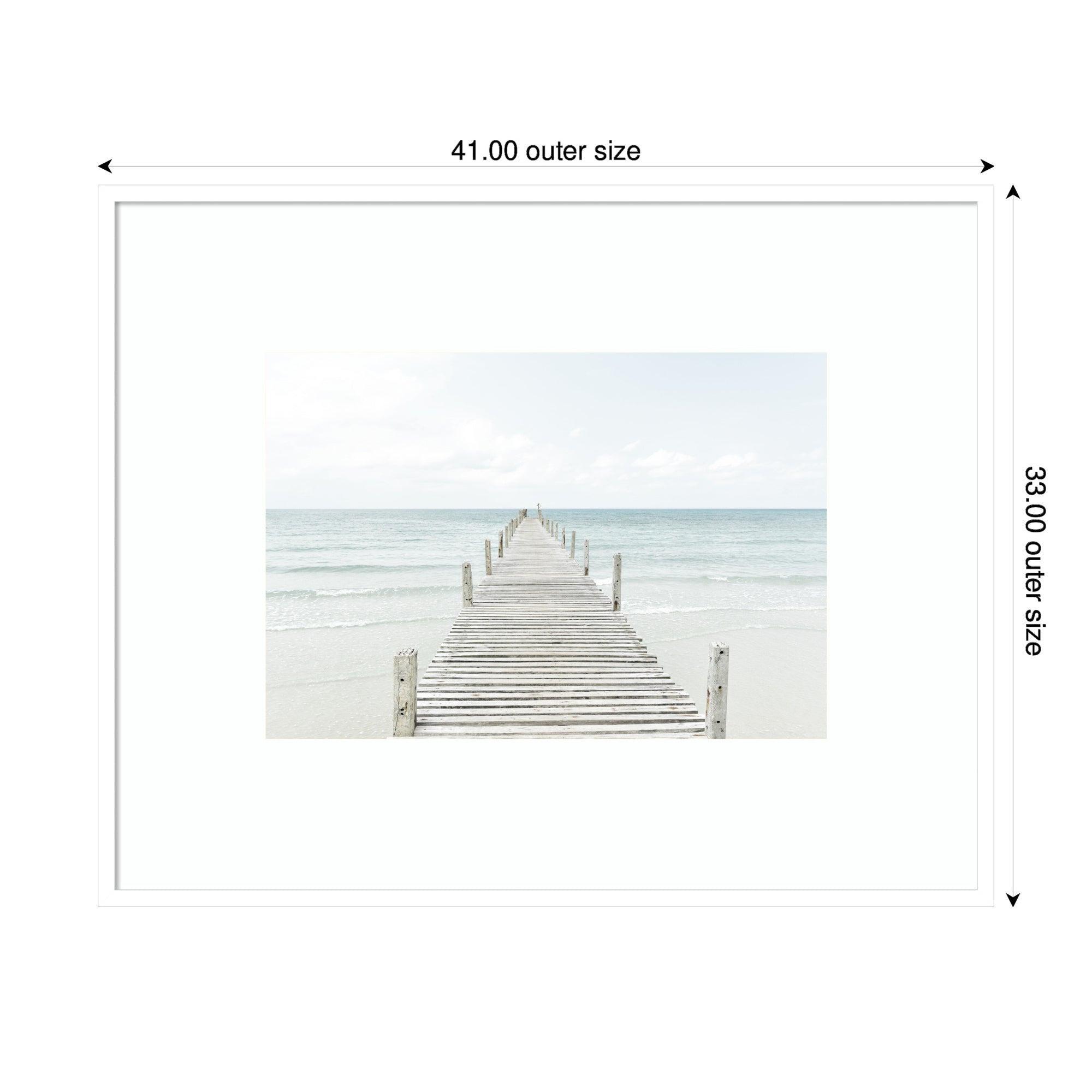 Beach 5s by Amy Peterson Framed Wall Art Print