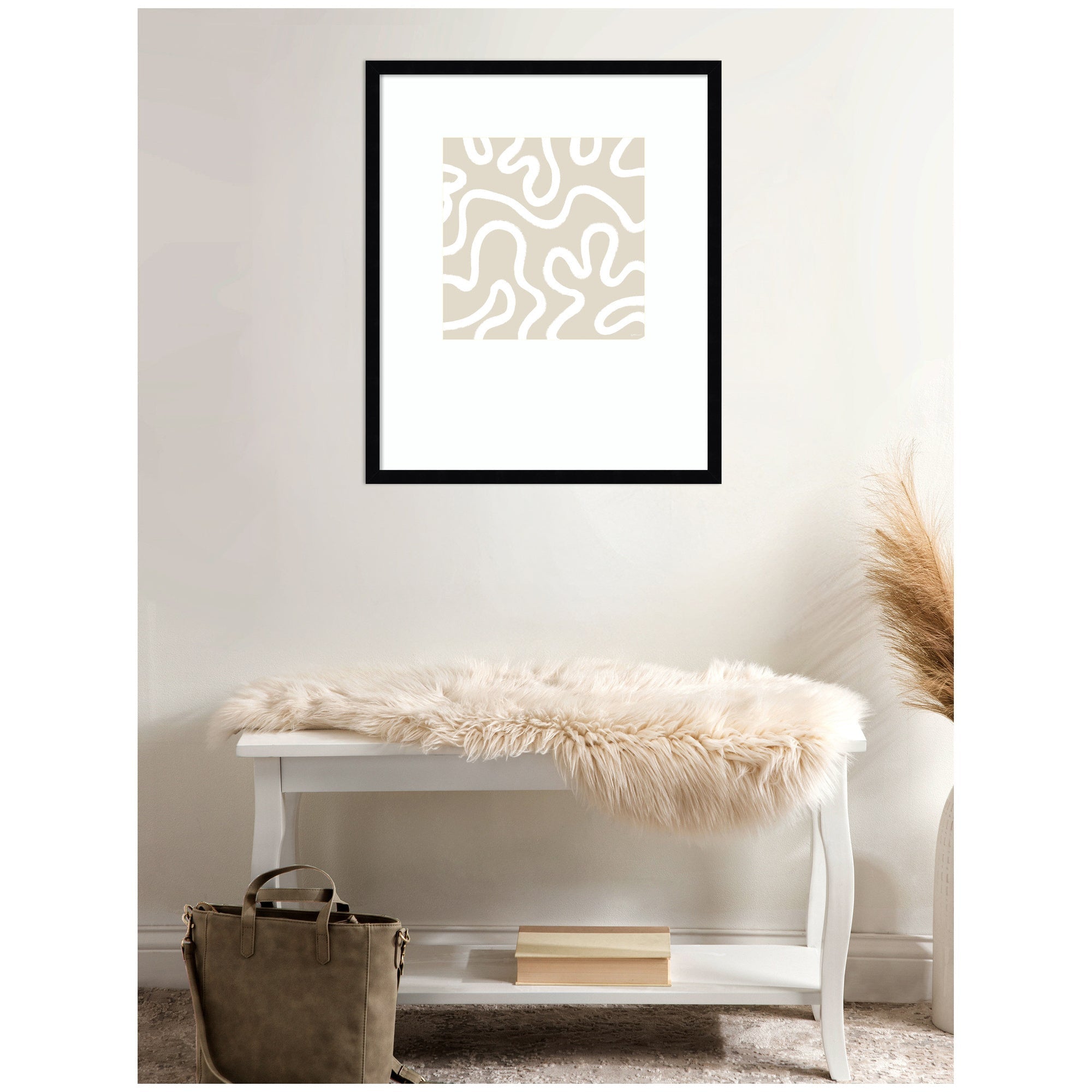 Organic Figures by Gabrielly Guedes Framed Wall Art Print