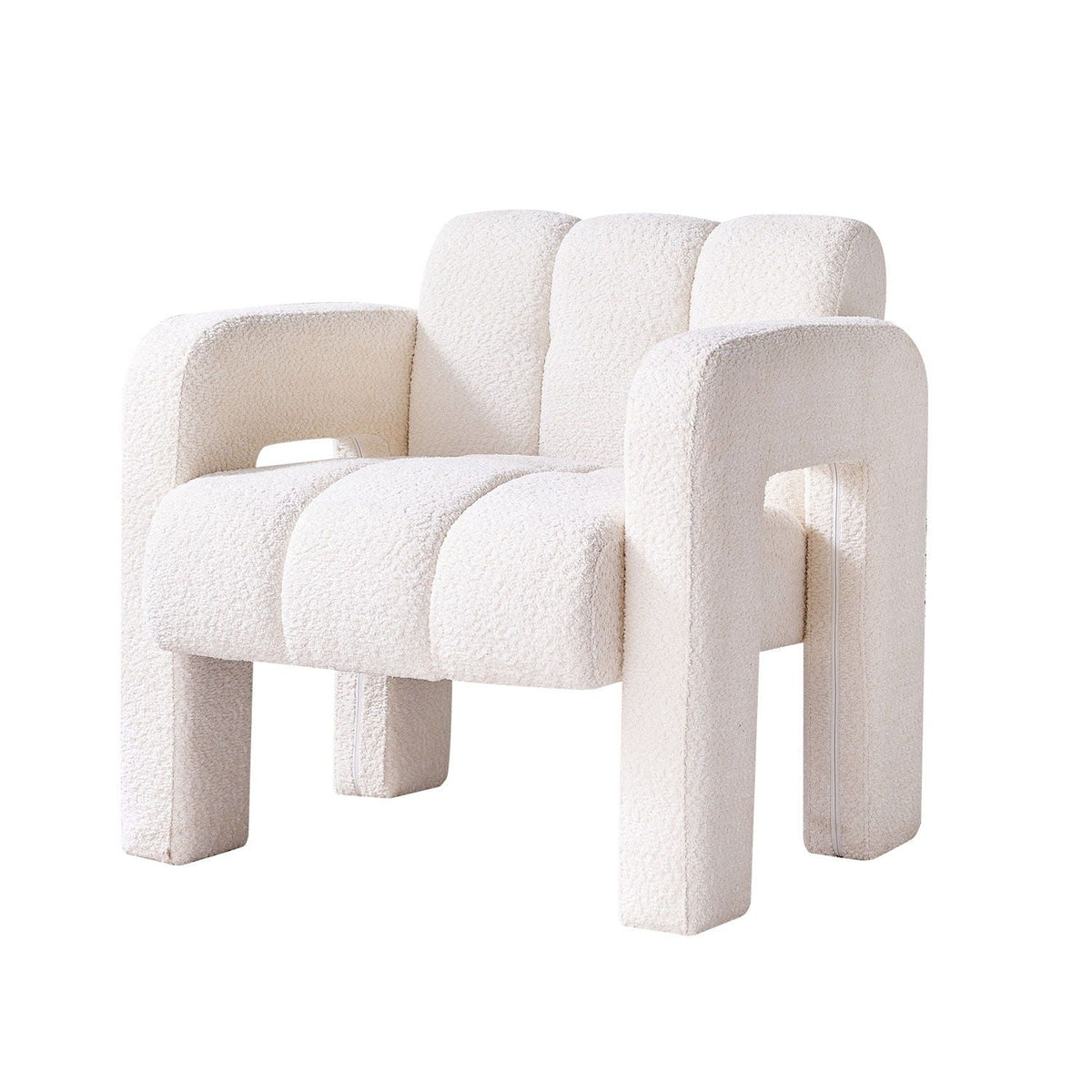 Bouclé Upholstered Accent Chair