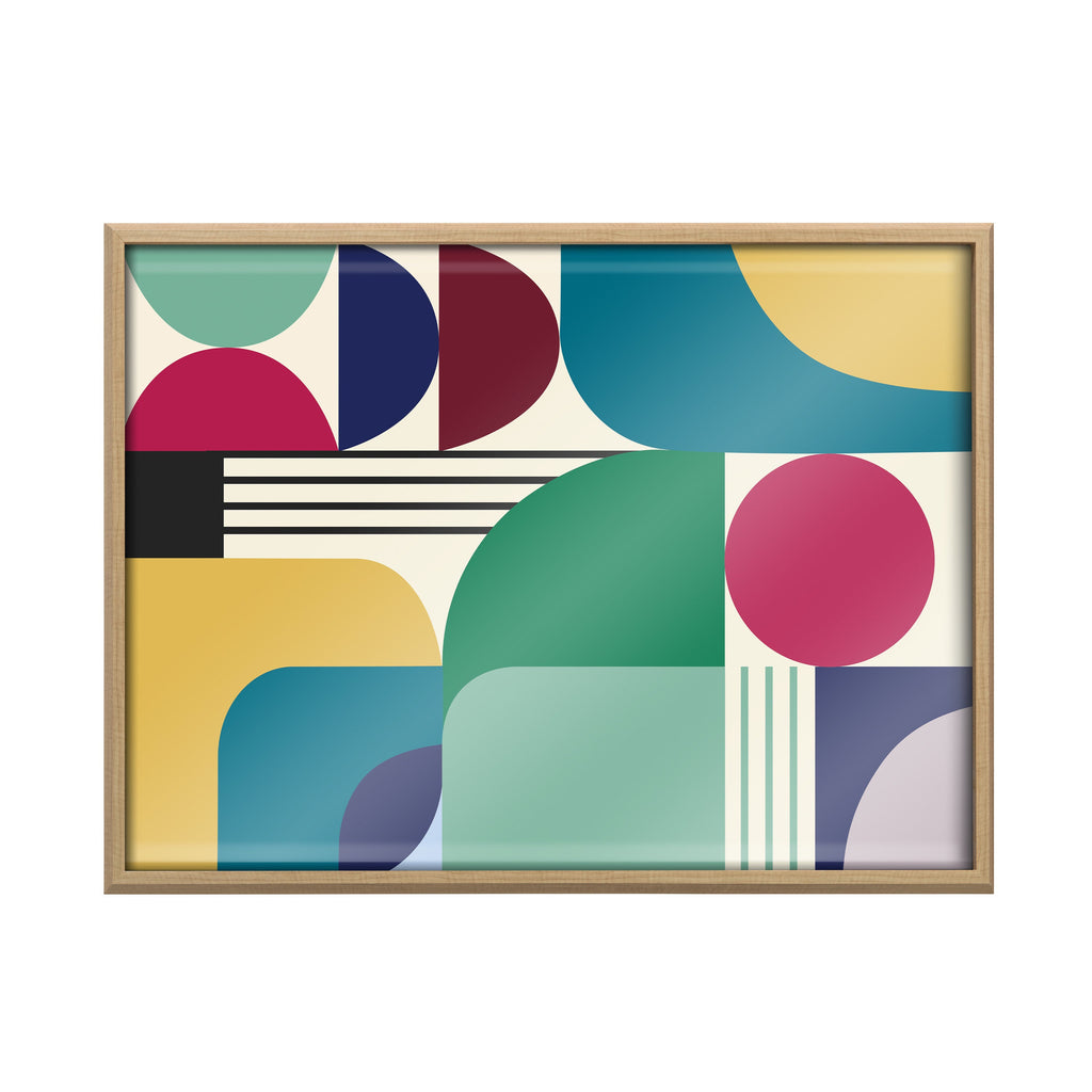 Blake MCM Pattern 12 Framed Printed Art by Rachel Lee of My Dream Wall
