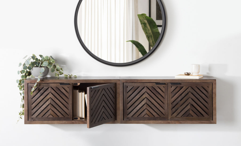 Mezzeta Decorative Wood Wall Cabinet