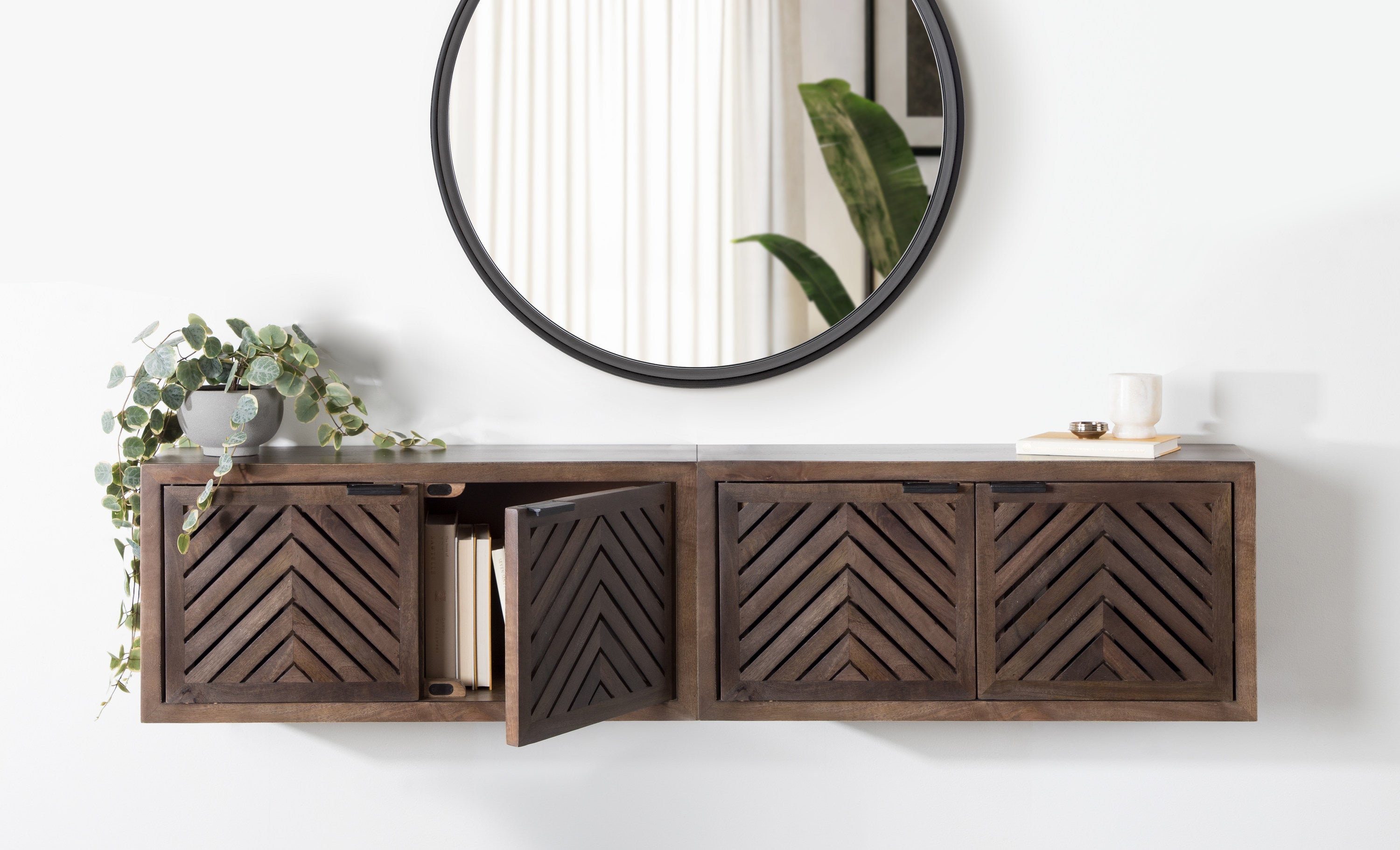 Mezzeta Decorative Wood Wall Cabinet
