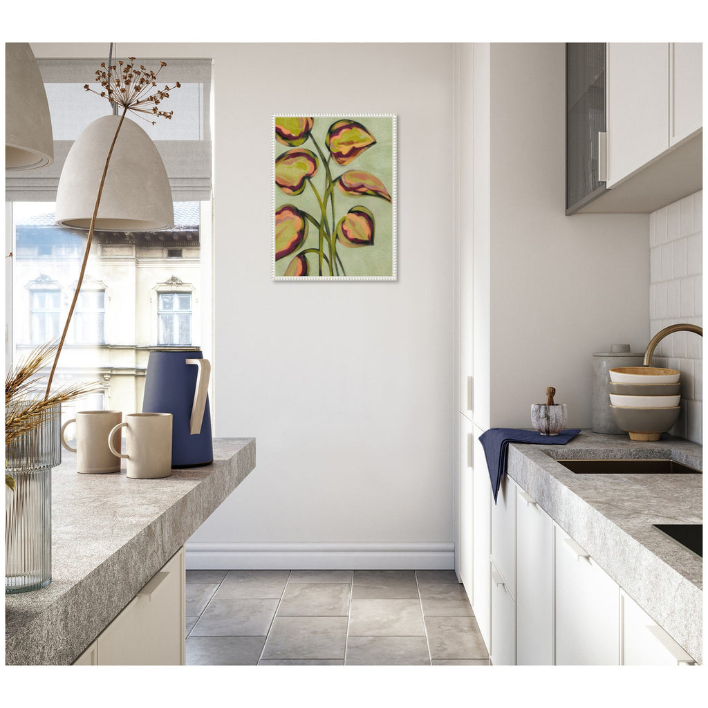 Sylvie Vibrant Foliage Framed Canvas by Nikita Jariwala