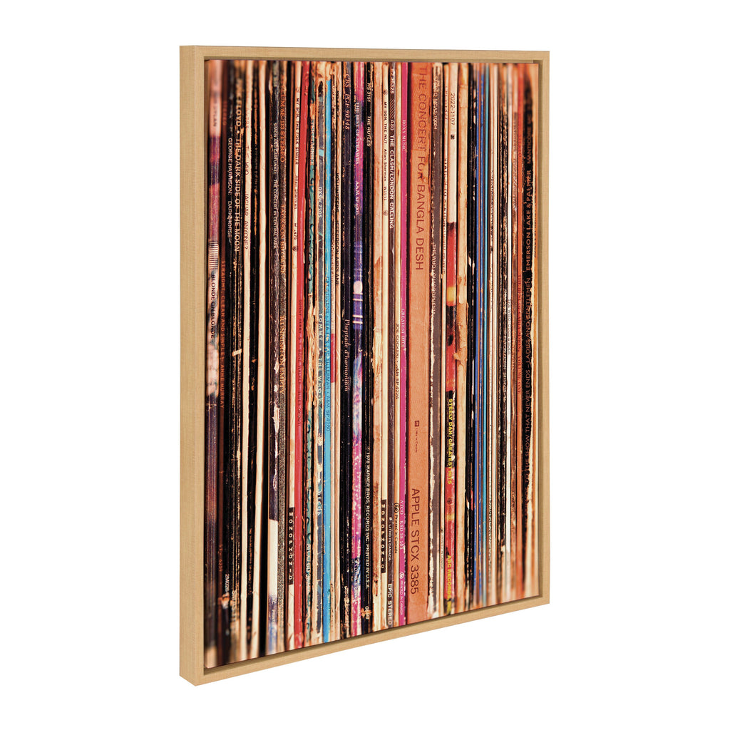 Sylvie Record Player Framed Canvas Set by Various Artists