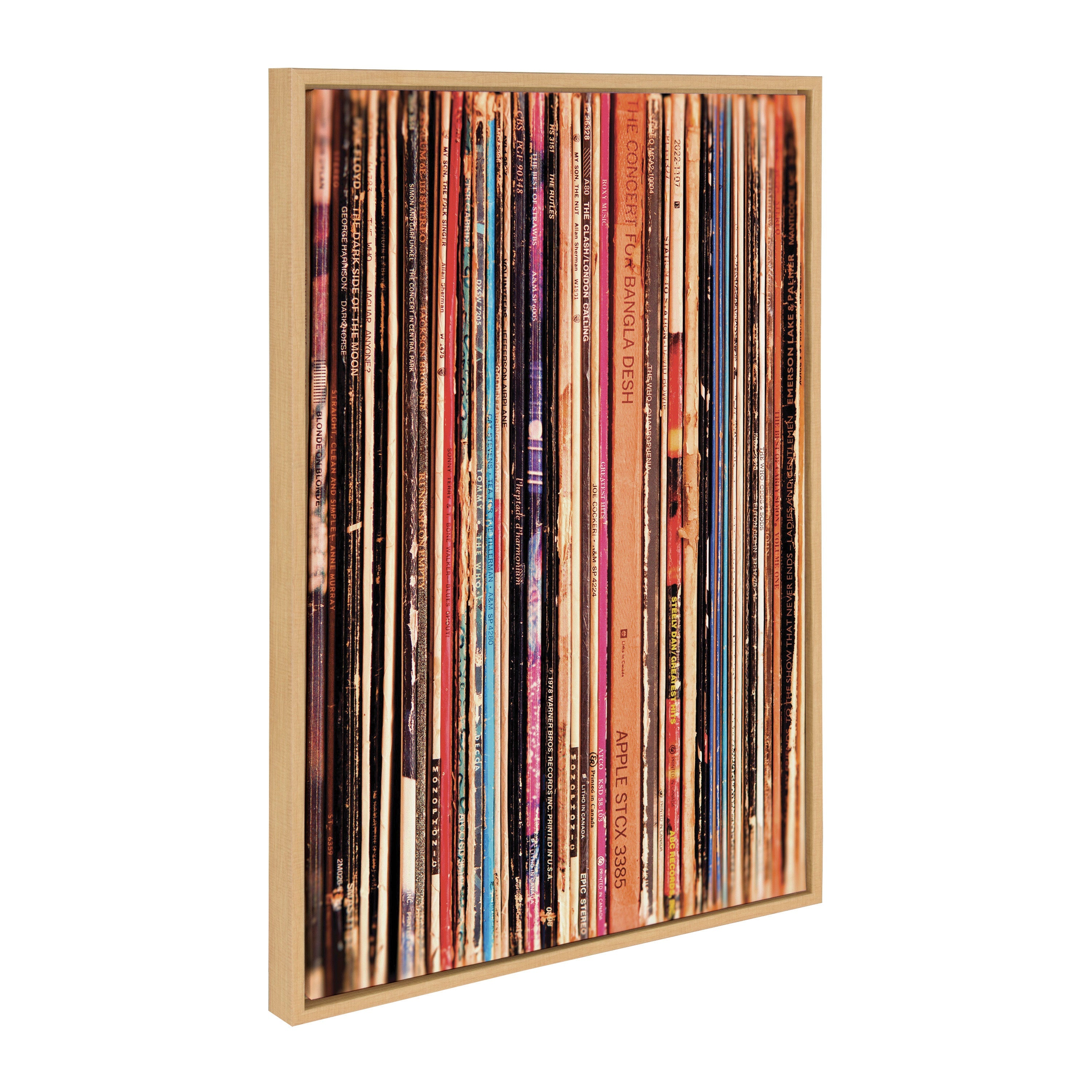 Sylvie Record Player Framed Canvas Set by Various Artists