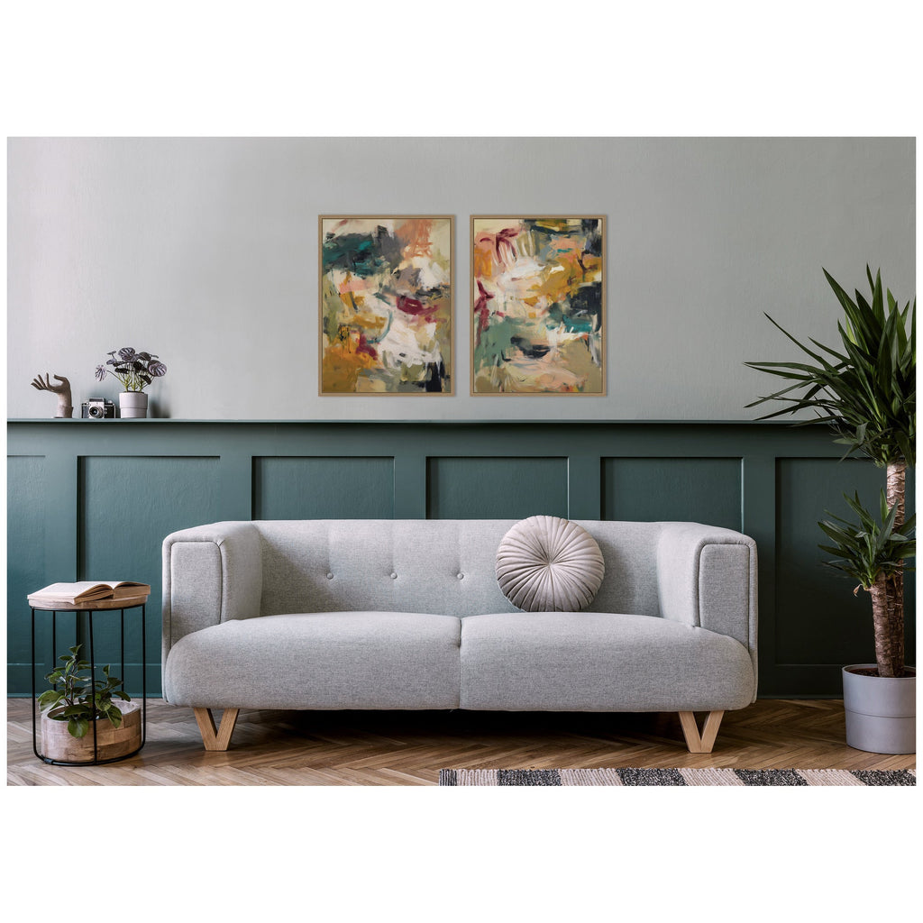 Painted Storm No. 1 & No. 2 2 Piece Framed Canvas Wall Art Set by Amy Lighthall