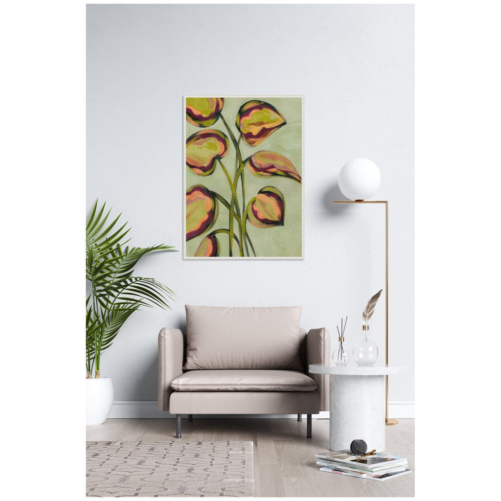 Sylvie Vibrant Foliage Framed Canvas by Nikita Jariwala